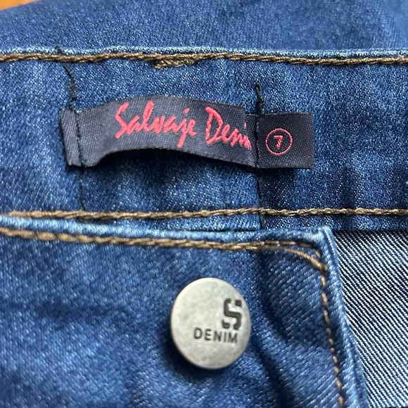 Salvaje stretchy skinny denim jeans, size 7 - Picture 7 of 9